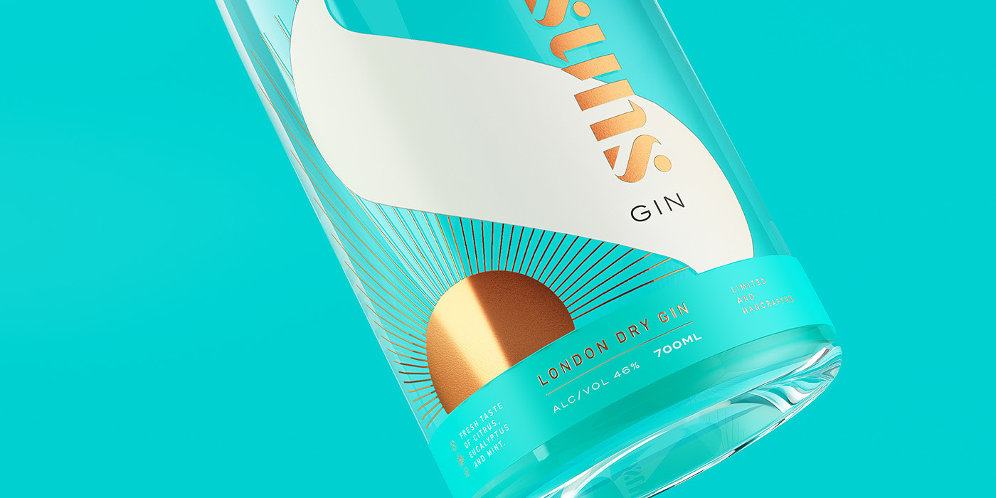 Sunset Gin酒包裝設計